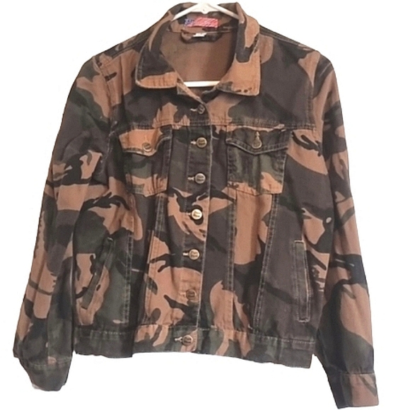 Women's Camo 100%Cotton Jacket - Picture 2 of 7